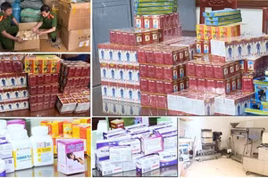 Nhiều sản phẩm thuốc giả bị cơ quan chức năng thu giữ