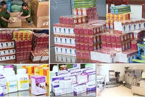Nhiều sản phẩm thuốc giả bị cơ quan chức năng thu giữ
