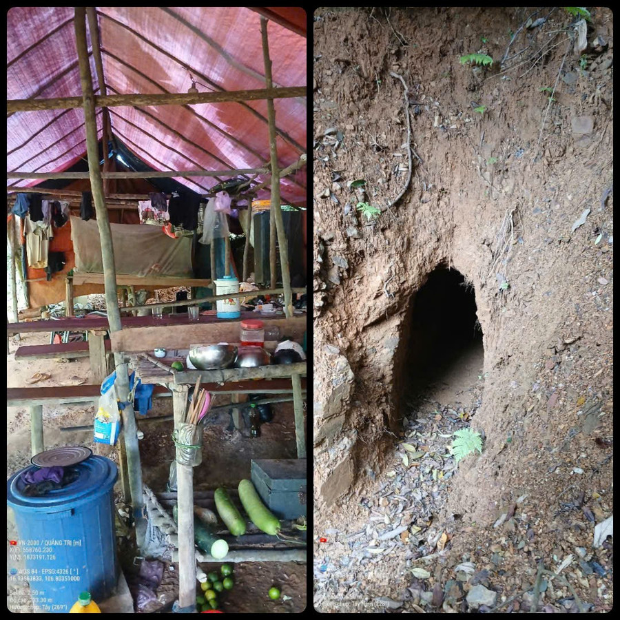 Các hầm vàng vẫn tồn tại và hoạt động khai thác vàng vẫn diễn ra giữa rừng sâu. vang-tac-3.jpg