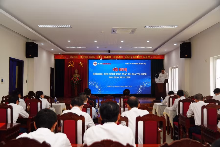 Công ty Thủy điện Quảng Trị (TĐQT) tổ chức Hội nghị điển hình tiên tiến phong trào thi đua yêu nước giai đoạn 2021- 2025.