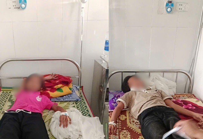 Sau khi được điều trị, sức khỏe các học sinh dần ổn định.