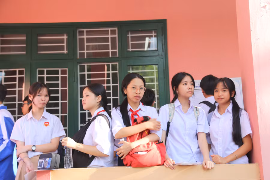 Thí sinh Quảng Trị tham gia kỳ thi tuyển sinh vào lớp 10.