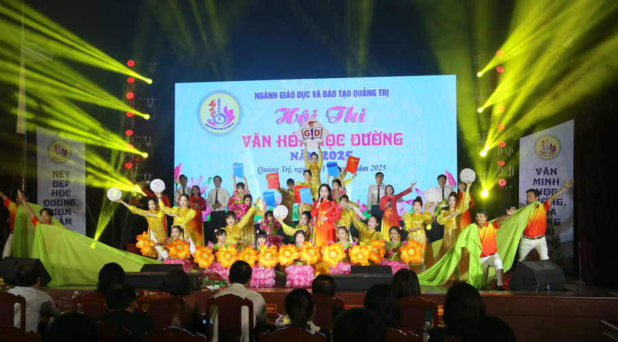 Hội thi văn hóa học đường nhằm lan tỏa văn hóa trong trường học.