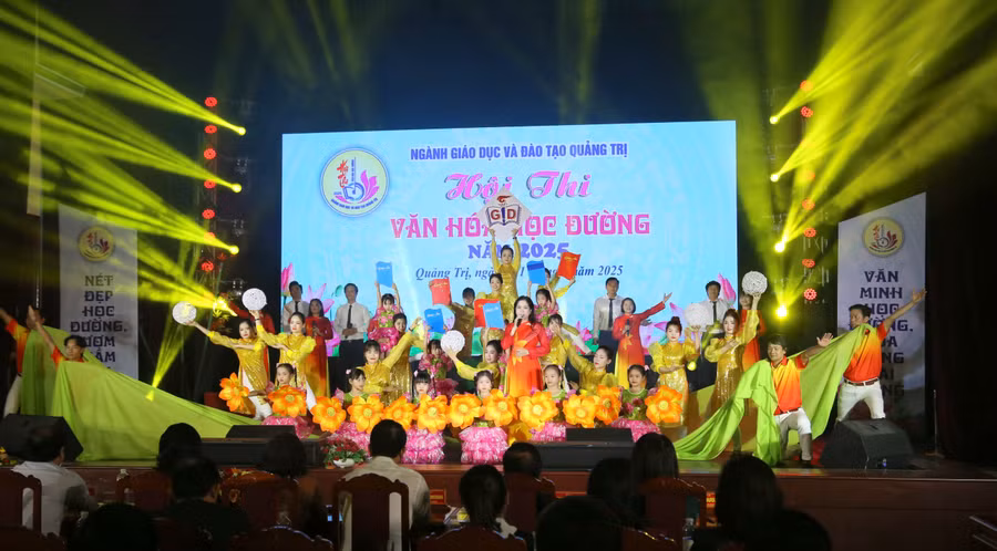 Hội thi văn hóa học đường nhằm lan tỏa văn hóa trong trường học.