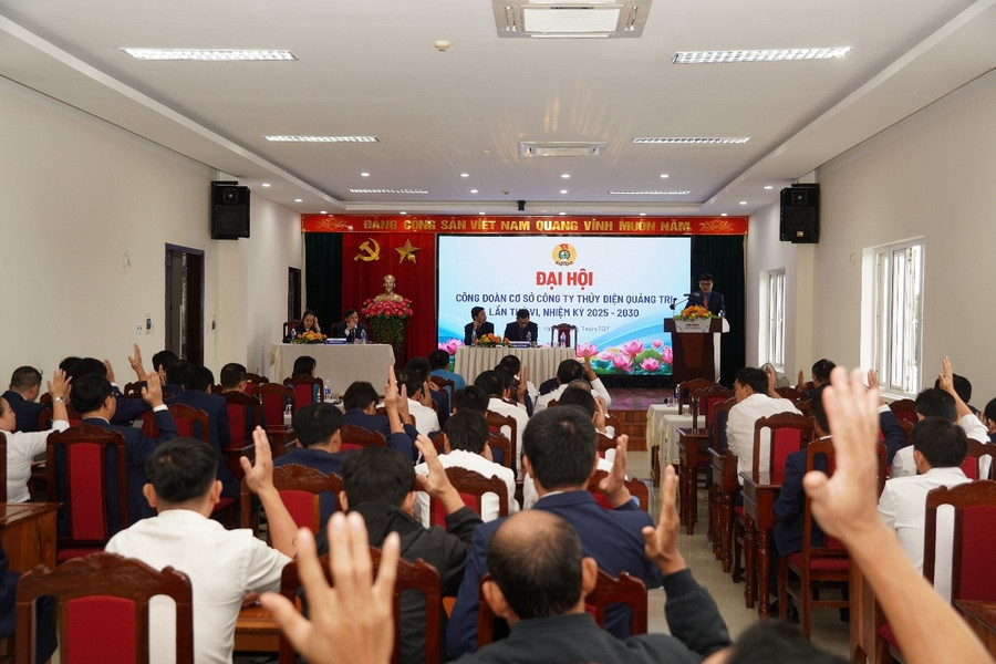 Đại hội Công đoàn cơ sở Công ty Thủy điện Quảng Trị.