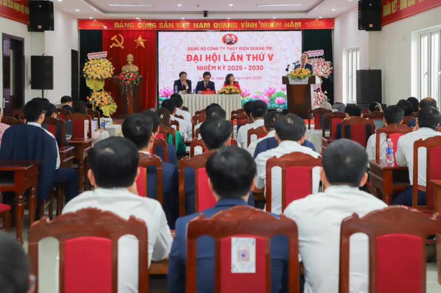 Đại hội Đảng bộ Công ty Thủy điện Quảng Trị đề ra nhiều nhiệm vụ đột phá.