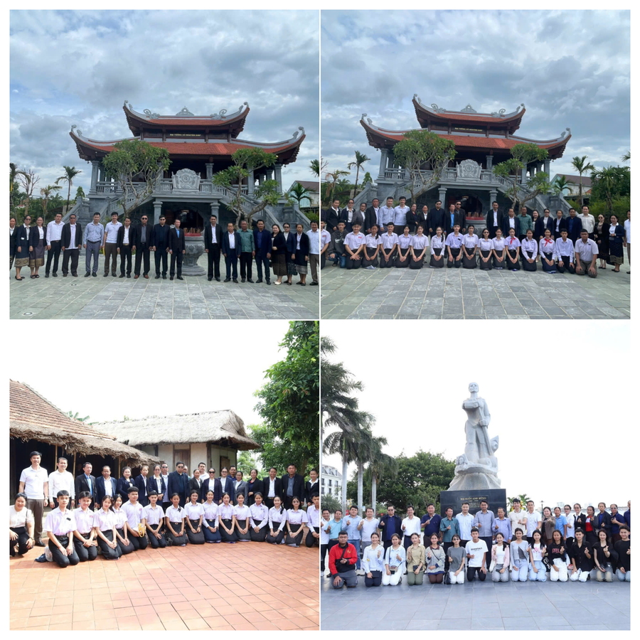 Đoàn cán bộ, giáo viên, học sinh tỉnh Khăm Muồn đến thăm Nhà tưởng niệm Đại tướng Võ Nguyên Giáp và các di tích trên địa bàn. giao-duc-1.png