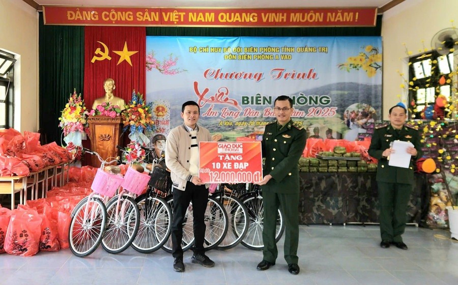 Văn phòng Báo GD&TĐ khu vực miền Trung - Tây Nguyên kết nối tặng xe đạp cho học sinh Quảng Trị. xe-dap.jpg