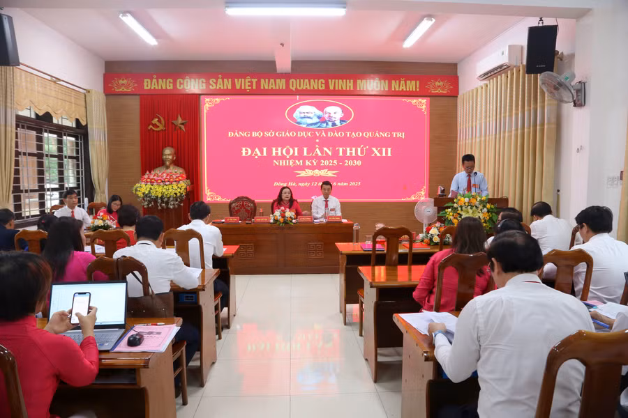 Đảng bộ Sở GD&ĐT Quảng Trị tổ chức Đại hội lần thứ XII, nhiệm kỳ 2025-2030.