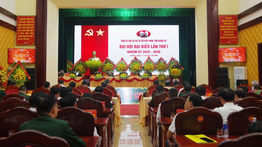 Đại hội Đảng bộ Ban chỉ huy Bộ đội Biên phòng tỉnh Quảng Trị. Ảnh: Xuân Diện bien-phong-quang-tri-1.jpg