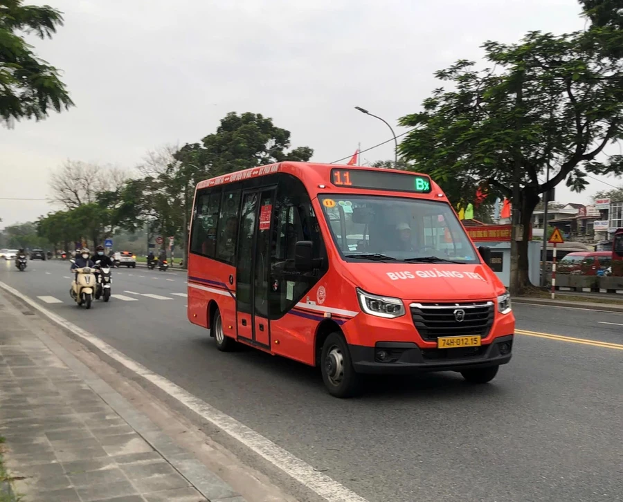 Tuyến xe buýt hiện đang khai thác đoạn tuyến từ Quảng Trị đến TP Huế và ngược lại. 