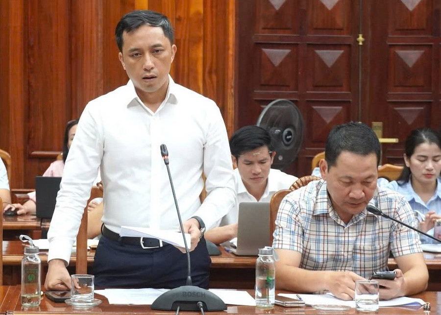 Ông Trần Hoài Nam, Phó Giám đốc Sở Nông nghiệp và Môi trường tỉnh Quảng Trị cho biết, tỉnh đã chỉ đạo xây dựng phương án xử lý dứt điểm tình trạng khai thác vàng. hop-bao-2.jpg