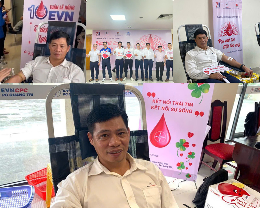 CBCNV Công ty TĐQT tham gia hiến máu Tuần lễ hồng EVN lần thứ XI.