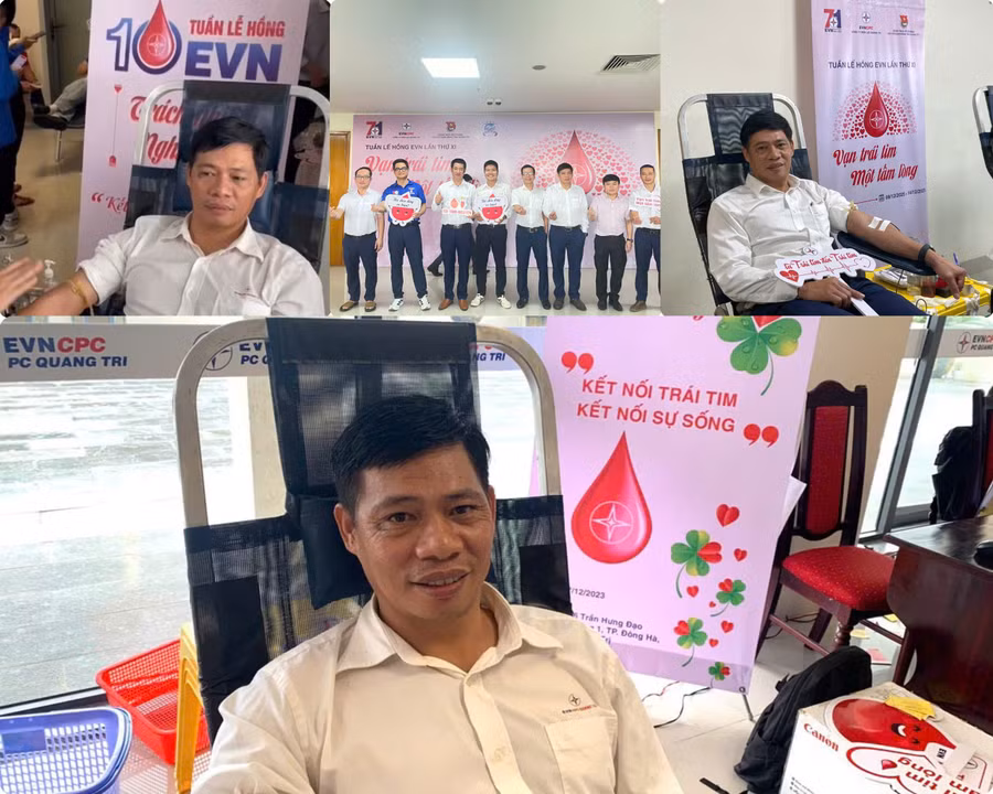 CBCNV Công ty TĐQT tham gia hiến máu Tuần lễ hồng EVN lần thứ XI.