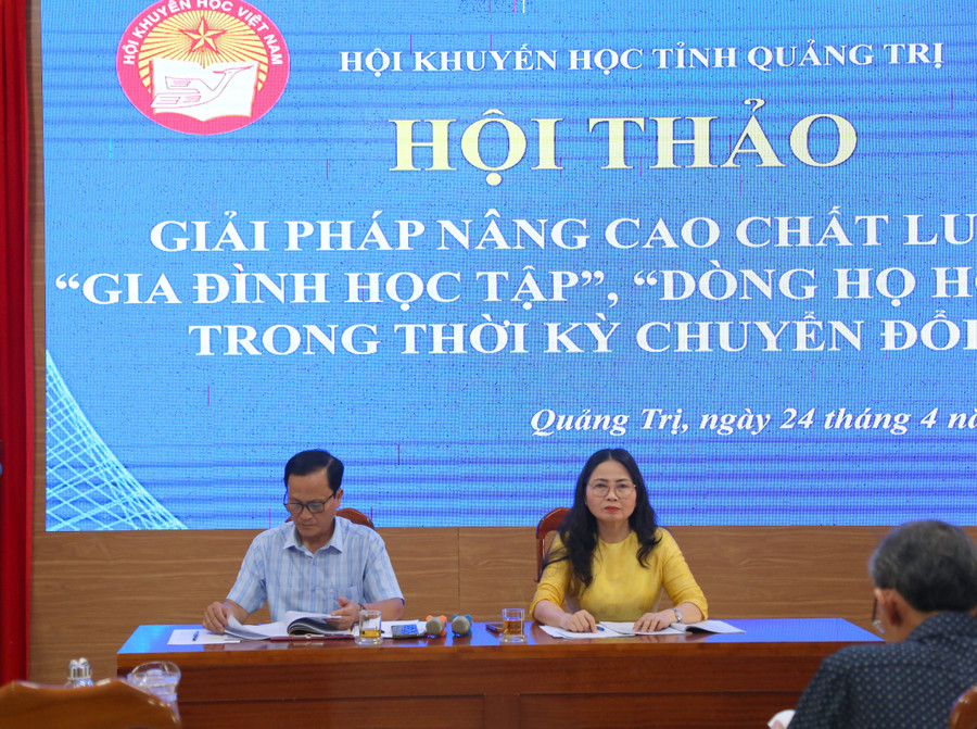 Hội thảo nhằm tìm các giải pháp xây dựng, nâng cao chất lượng “Gia đình học tập”, “Dòng họ học tập” trong thời kỳ chuyển đổi số.