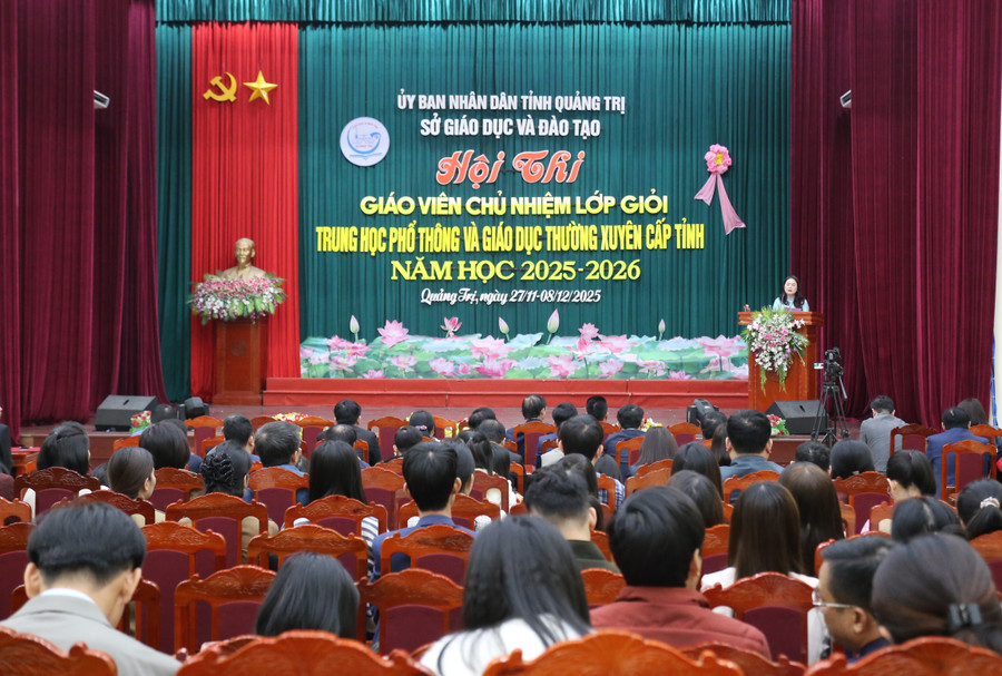 Hội thi giáo viên chủ nhiệm (GVCN) lớp giỏi cấp tỉnh dành cho bậc THPT và giáo dục thường xuyên.