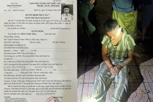 Trần Ngọc Hòa bị lực lượng chức năng bắt giữ.