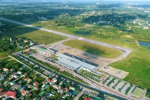 Cảng hàng không Quốc tế Vinh. (Ảnh: Khánh Trung)