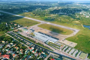 Cảng hàng không Quốc tế Vinh. (Ảnh: Khánh Trung)