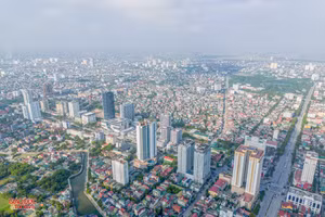 Một góc trung tâm tỉnh Nghệ An. (Ảnh: Phạm Tâm)