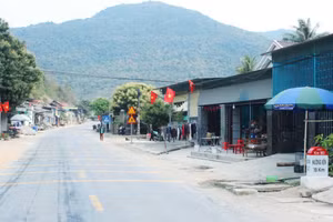 Một góc xã miền núi Chiêu Lưu, Nghệ An.