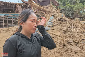 Cô Lô Thị Như, giáo viên Trường Mầm non Mỹ Lý 2. (Ảnh: Phạm Tâm)