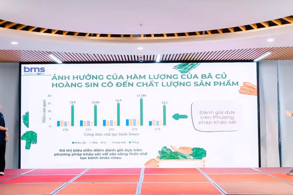 Học sinh Trường THCS - THPT Ban Mai (Hà Nội) thuyết minh dự án nghiên cứu.