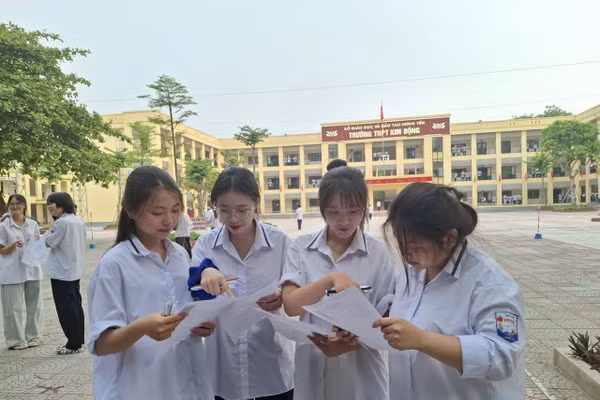 Thí sinh dự thi tốt nghiệp THPT năm 2026. Ảnh: Hiếu Nguyễn