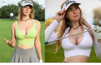 Mê mẩn 3 vòng siêu gợi cảm của vận động viên golf nổi tiếng nước Mỹ