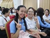 Sinh viên Trường Đại học Khoa học Xã hội và Nhân văn (Đại học Quốc gia TPHCM) giao lưu văn hóa với sinh viên Đại học Hoàng gia Phnôm Pênh. Ảnh: HCMUSSH 