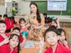 Cô trò Trường Tiểu học Vĩnh Hưng (Vĩnh Hưng, Hà Nội).