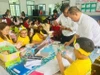 Học sinh, phụ huynh Trường Tiểu học Lê Đình Chinh (Hải Châu, Đà Nẵng) cùng tham gia Ngày hội STEM. Ảnh: NTCC