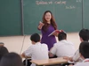 Giáo viên, học sinh Trường THCS Bế Văn Đàn (phường Quang Trung, Hà Nội). Ảnh: Xuân Phú