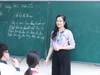 Giờ chữa đề môn Ngữ văn của cô, trò lớp 9 Trường THCS Nguyễn Bỉnh Khiêm (Phúc Lợi, Hà Nội). Ảnh: Khôi Nguyên