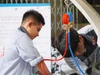 Sinh viên Trường Cao đẳng Kon Tum trong giờ thực hành .