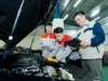 Sinh viên khối ngành Công nghệ kỹ thuật, Trường Đại học Nguyễn Tất Thành trong giờ học. Ảnh: NTTU