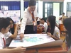 Tiết học của học sinh Trường THCS Hồng Bàng (phường Chợ Lớn). Ảnh: KB