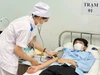 Một buổi học thực hành tại Trường Trung cấp Nguyễn Tất Thành. 