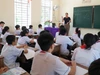 Giờ dạy học của cô Phạm Thị Hằng tại Trường THCS Thị trấn 2 (Vạn An, Nghệ An). Ảnh: Ngọc Sơn