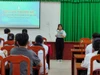 Hội Sinh viên Trường Đại học Tiền Giang tổ chức báo cáo chuyên đề “Nâng cao năng lực số dành cho sinh viên”. Ảnh: TG