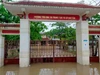 Trường Tiểu học & THCS Hải Tân (Nam Hải Lăng, Quảng Trị) ngập sâu trong nước. Ảnh: Đăng Đức