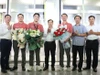 Sở GD&ĐT tỉnh Bắc Ninh chúc mừng Ngô Quang Minh - học sinh lớp 12, Trường THPT chuyên Bắc Ninh đoạt Huy chương Vàng Olympic Hóa học quốc tế 2025 và thành viên trong đoàn. Ảnh: Đăng Chung