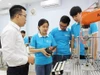 Sinh viên Trường Cao đẳng Cơ điện Hà Nội trong giờ thực hành. Ảnh: HCEM
