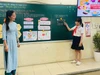 Tiết học sinh hoạt chuyên đề Học thông qua chơi của Trường Tiểu học Hùng Vương (Hải Châu, Đà Nẵng). Ảnh: NTCC