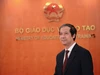 Bộ trưởng Bộ GD&ĐT Nguyễn Kim Sơn. Ảnh: MOET