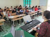 Phòng âm nhạc tại Trường THCS Xá Lượng (Tương Dương, Nghệ An). Ảnh: Hồ Lài