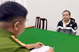 Mã Quốc Tuấn khai nhận tại cơ quan công an.