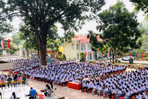 Quang cảnh phiên tòa giả định.