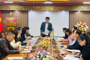 Ông Nguyễn Văn Ảnh, Phó Giám đốc Sở Văn hóa, Thể thao và Du lịch Bắc Ninh chủ trì hội nghị.