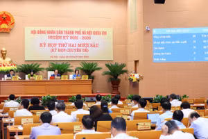 Quang cảnh kỳ họp.